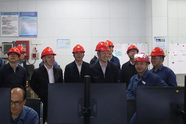 市政协副主席、应急管理局局长李华桂带队到公司调研